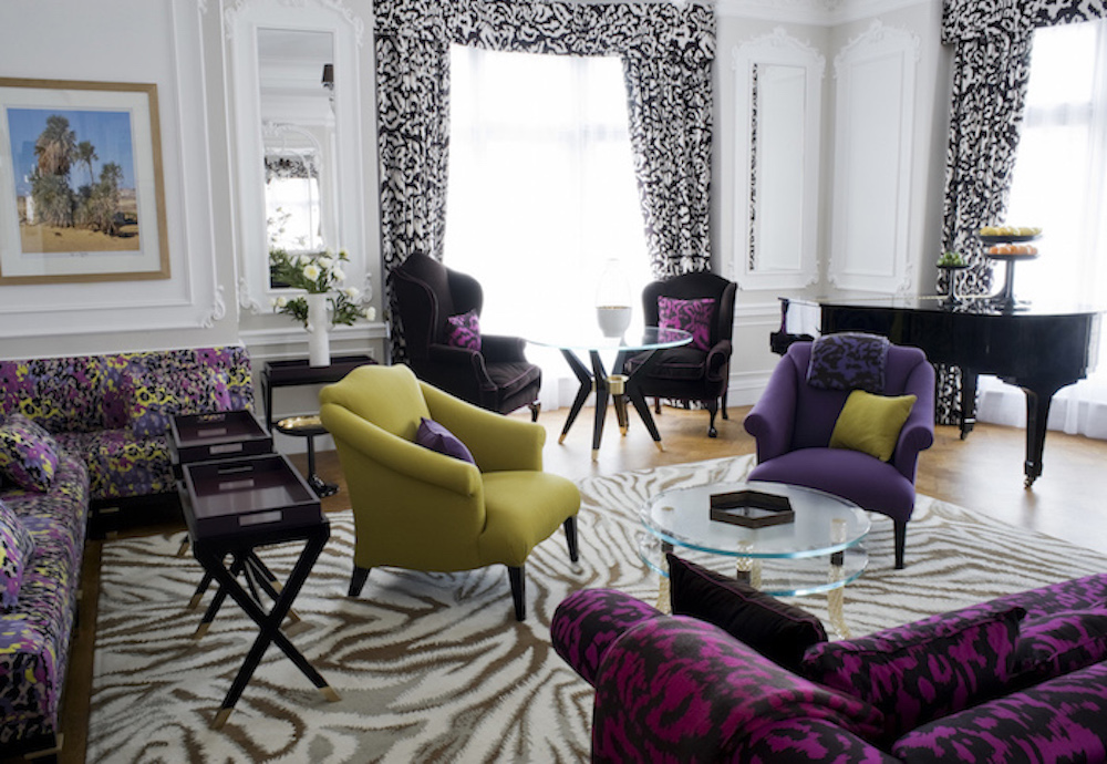Living room of the Grand Piano Suite
